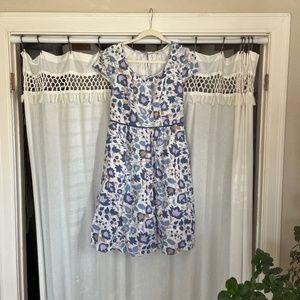 Boden linen floral dress 8L